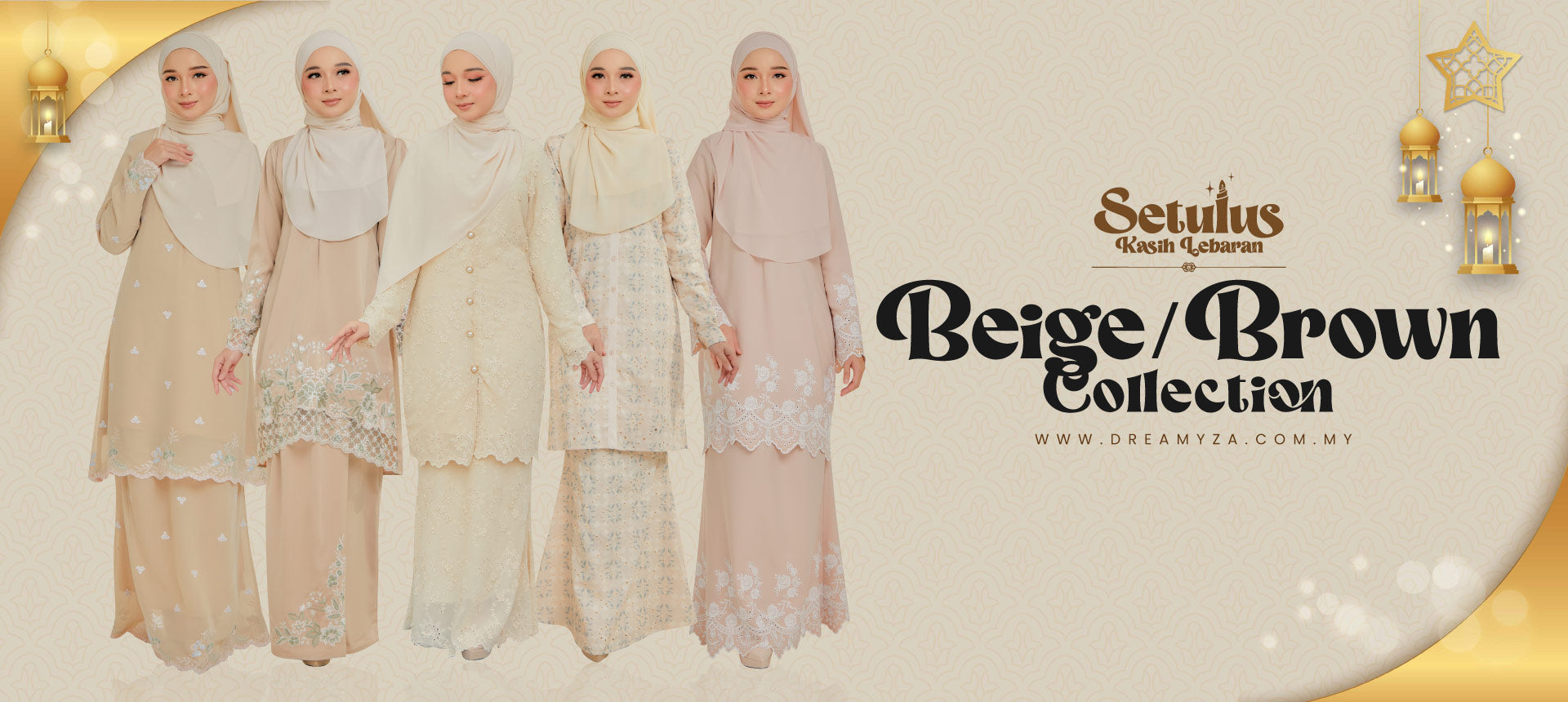 BAJU KURUNG BEIGE/BROWN COLLECTION