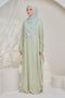 Sahara Shimmering Silk Kaftan Jubah Dress.