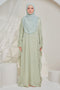 Sahara Shimmering Silk Kaftan Jubah Dress.