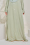 Sahara Shimmering Silk Kaftan Jubah Dress