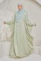 Sahara Shimmering Silk Kaftan Jubah Dress