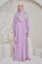 Sahara Shimmering Silk Kaftan Jubah Dress