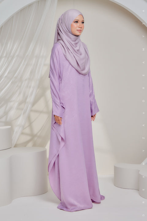 Sahara Shimmering Silk Kaftan Jubah Dress.