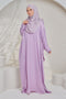 Sahara Shimmering Silk Kaftan Jubah Dress