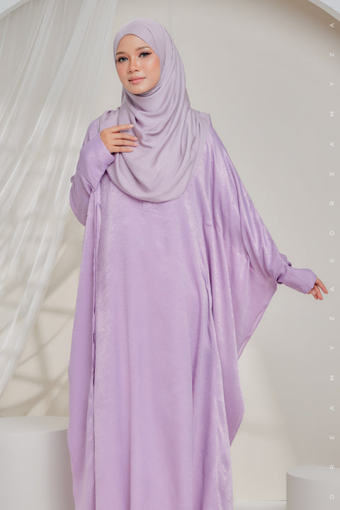 Sahara Shimmering Silk Kaftan Jubah Dress.