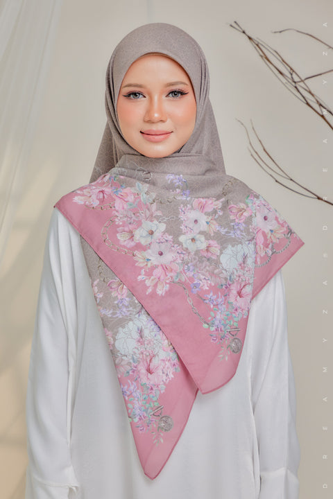 Courage to Dream Series Printed Bawal Scarves Bidang 50" [Premium Cotton Voile]