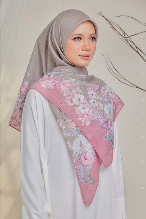 Courage to Dream Series Printed Bawal Scarves Bidang 50" [Premium Cotton Voile]