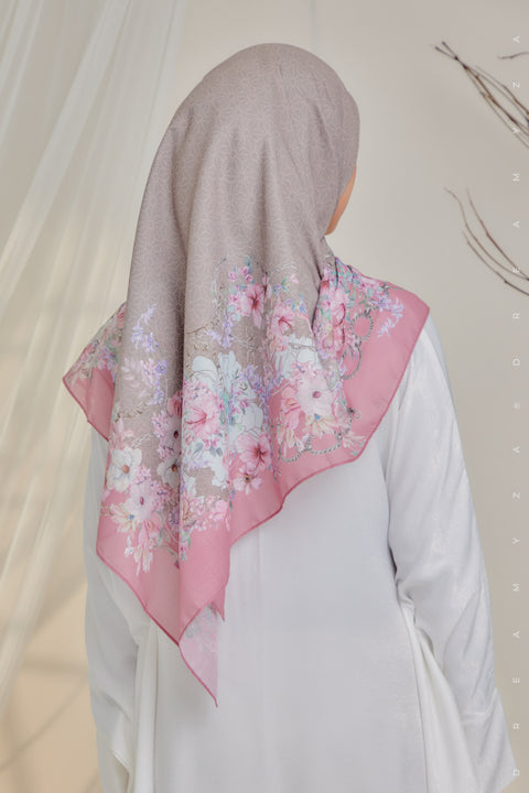 Courage to Dream Series Printed Bawal Scarves Bidang 50" [Premium Cotton Voile]