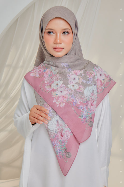 Courage to Dream Series Printed Bawal Scarves Bidang 50" [Premium Cotton Voile]