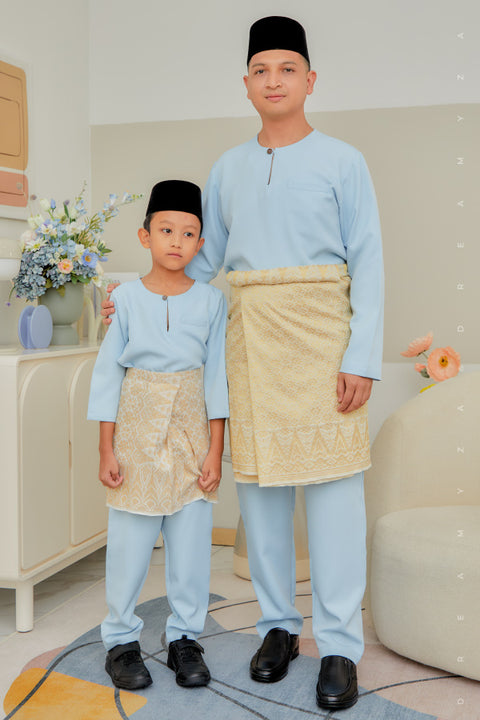 Alif Baju Melayu Teluk Belanga Modern Regular Fit (Kids).