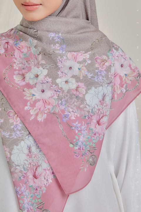 Courage to Dream Series Printed Bawal Scarves Bidang 50" [Premium Cotton Voile]