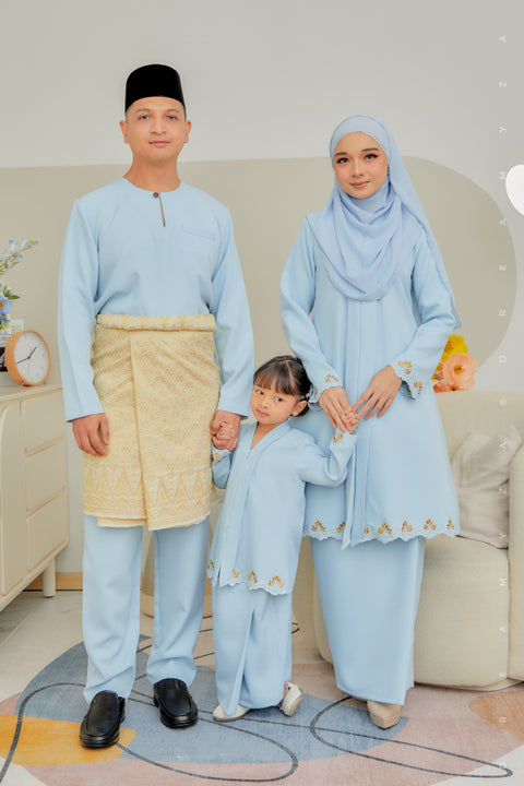 Alif Baju Melayu Teluk Belanga Modern Regular Fit (Kids).