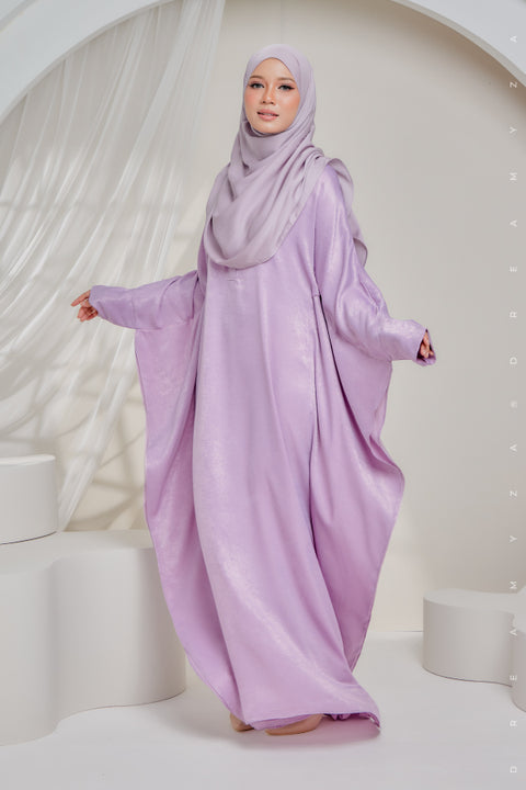 Sahara Shimmering Silk Kaftan Jubah Dress