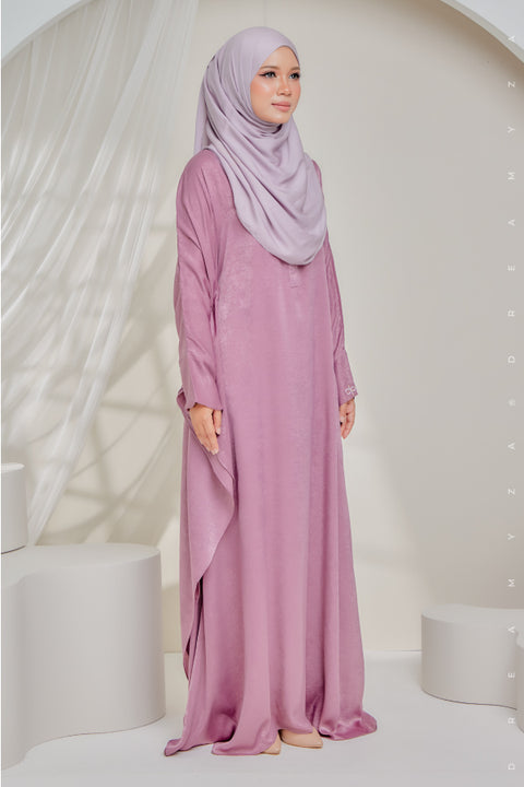 Sahara Shimmering Silk Kaftan Jubah Dress