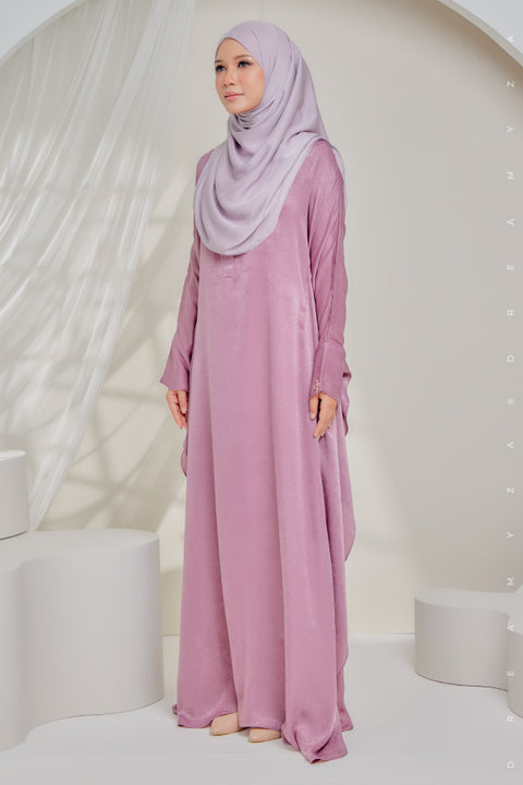 Sahara Shimmering Silk Kaftan Jubah Dress