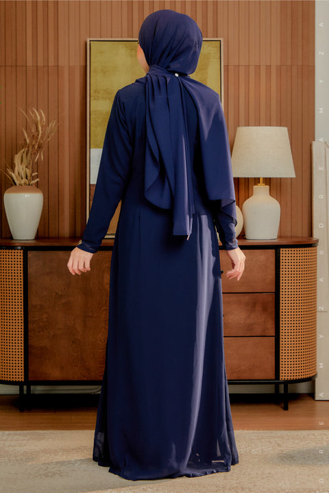 Soraya Embroidered Heavy Chiffon Jubah Dress