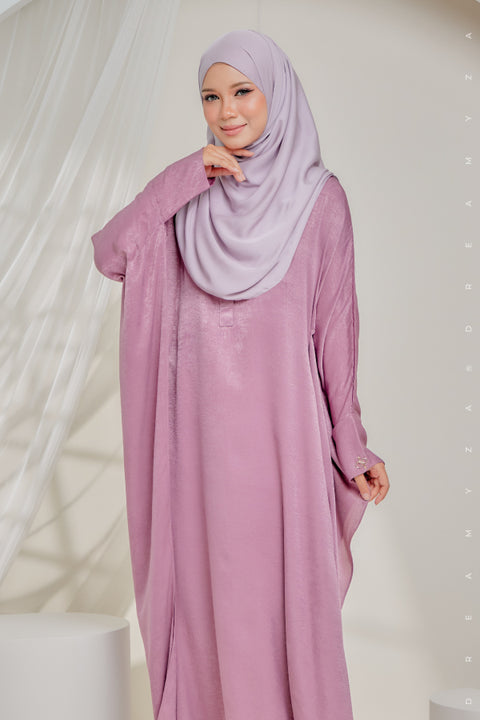 Sahara Shimmering Silk Kaftan Jubah Dress