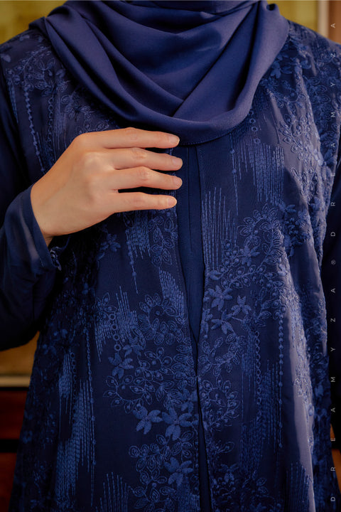 Soraya Embroidered Heavy Chiffon Jubah Dress