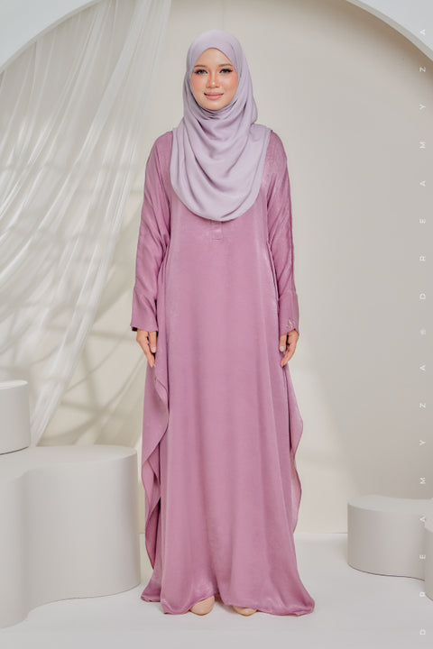 Sahara Shimmering Silk Kaftan Jubah Dress