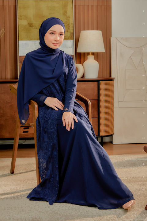 Soraya Embroidered Heavy Chiffon Jubah Dress