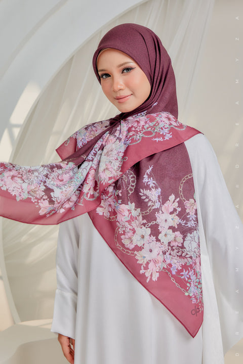 Courage to Dream Series Printed Bawal Scarves Bidang 50" [Premium Cotton Voile]