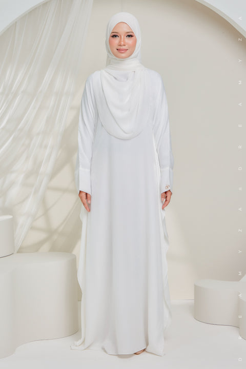 Sahara Shimmering Silk Kaftan Jubah Dress