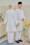 Baju Raya Sedondon Family Kebaya Labuh White