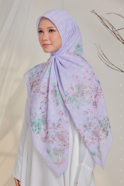 Courage to Dream Series Printed Bawal Scarves Bidang 50" [Premium Cotton Voile]