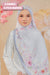 Blooming Garden Series in Radiant [Premium Printed Korean Chiffon Shawl]