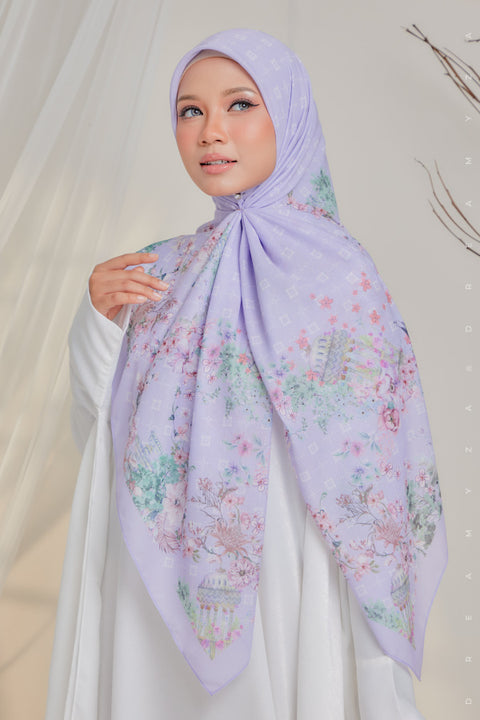 Courage to Dream Series Printed Bawal Scarves Bidang 50" [Premium Cotton Voile]