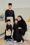 Baju Raya Sedondon Family Kebaya Labuh Black