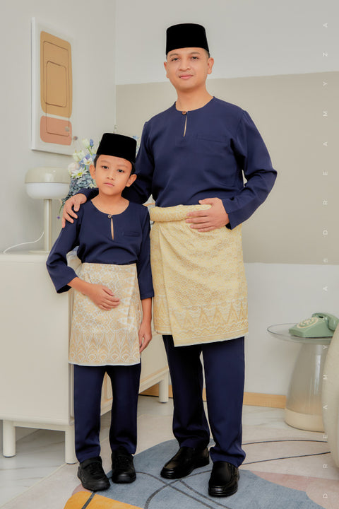 Alif Baju Melayu Teluk Belanga Modern Regular Fit (Kids).