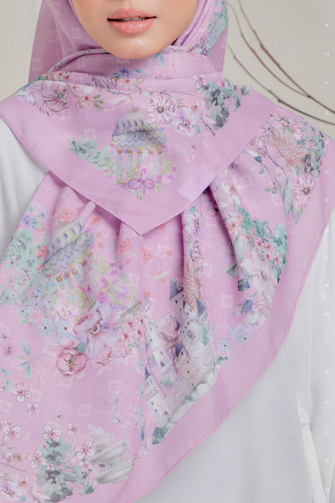 Courage to Dream Series Printed Bawal Scarves Bidang 50" [Premium Cotton Voile]