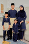 Baju Raya Sedondon Kanak-Kanak Girls in Dark Navy Blue