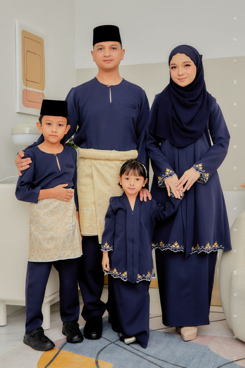 Alif Baju Melayu Teluk Belanga Modern Regular Fit (Kids).