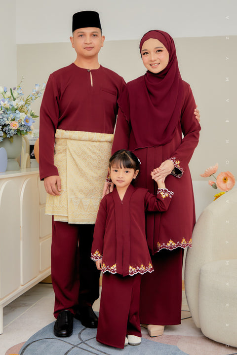 Alif Baju Melayu Teluk Belanga Modern Regular Fit (Kids).