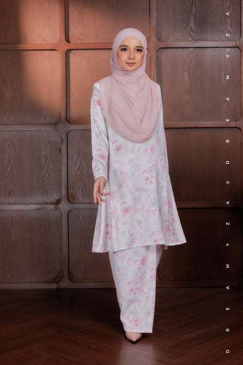 Akma Printed Silk Satin Riau Modern Kurung
