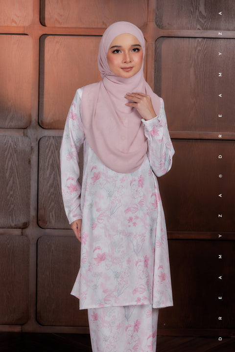 Akma Printed Silk Satin Riau Modern Kurung