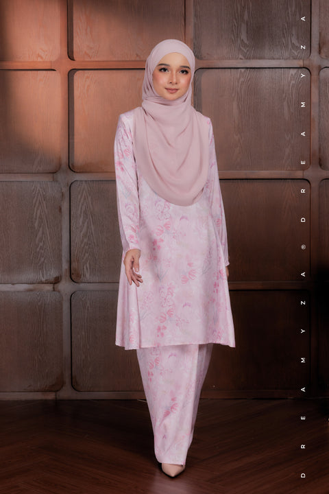 Akma Printed Silk Satin Riau Modern Kurung