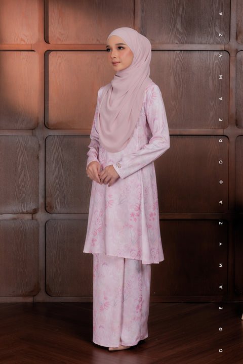 Akma Printed Silk Satin Riau Modern Kurung