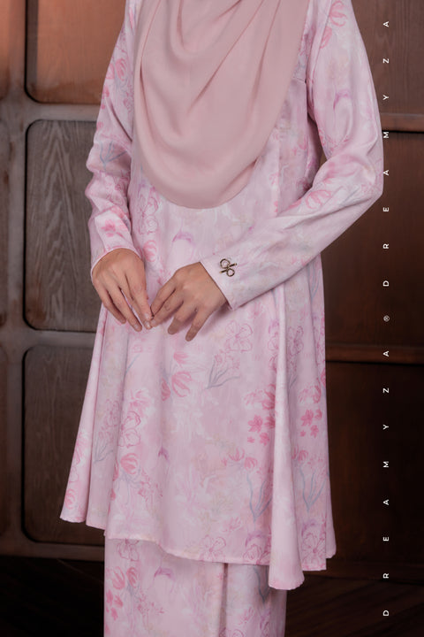 Akma Printed Silk Satin Riau Modern Kurung