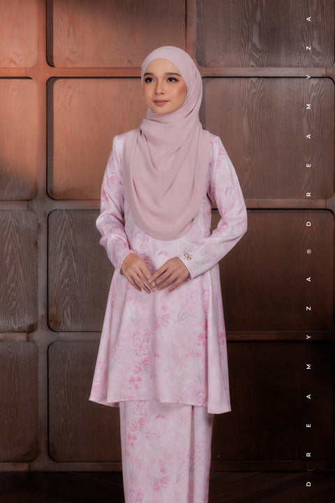 Akma Printed Silk Satin Riau Modern Kurung
