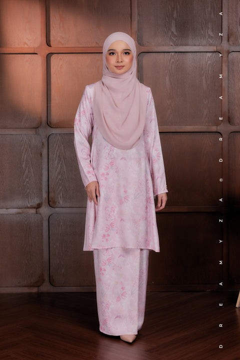 Akma Printed Silk Satin Riau Modern Kurung