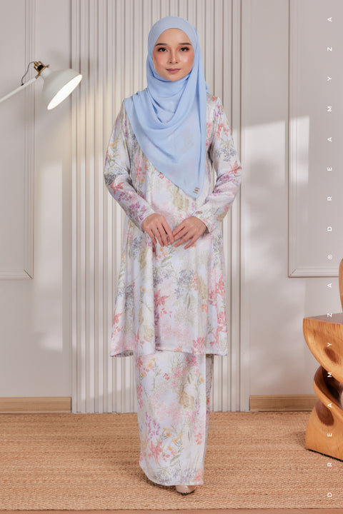Akma Printed Silk Satin Riau Modern Kurung