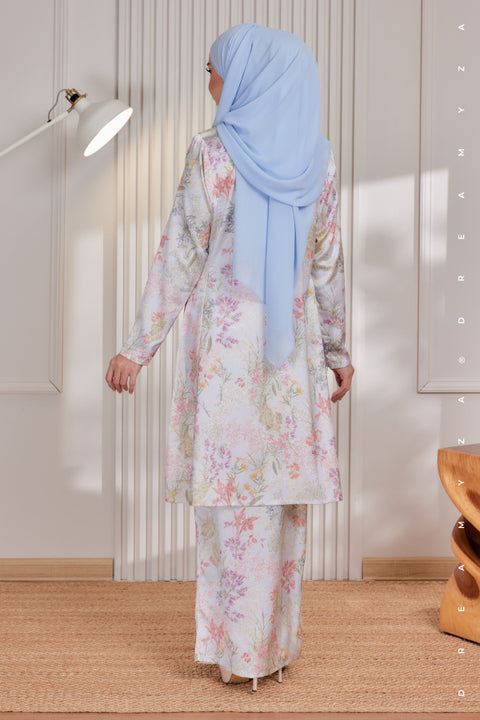 Akma Printed Silk Satin Riau Modern Kurung
