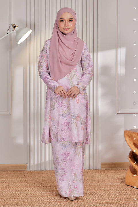 Akma Printed Silk Satin Riau Modern Kurung
