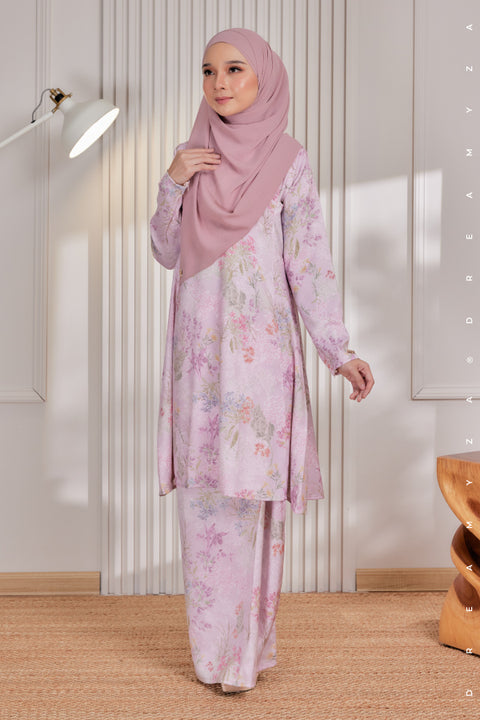 Akma Printed Silk Satin Riau Modern Kurung