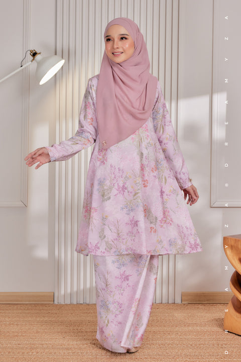 Akma Printed Silk Satin Riau Modern Kurung