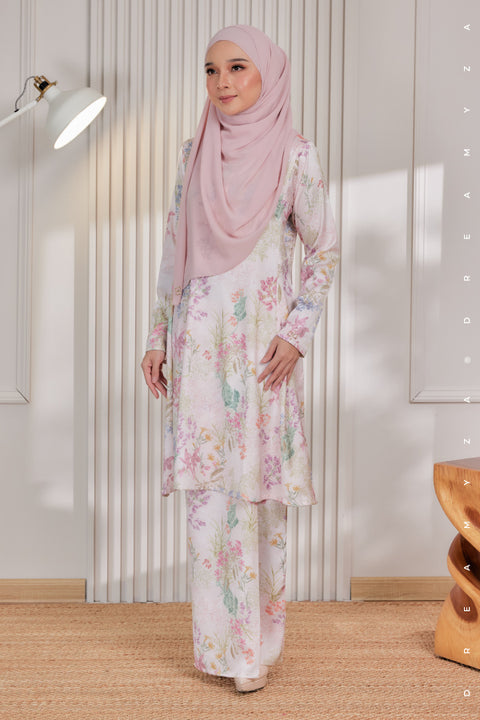 Akma Printed Silk Satin Riau Modern Kurung