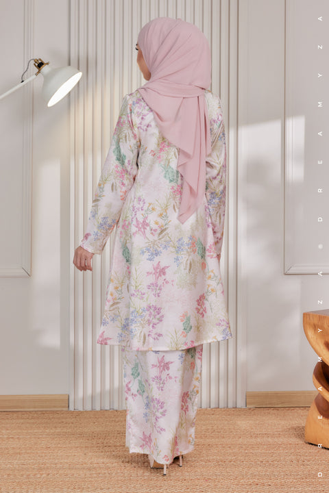 Akma Printed Silk Satin Riau Modern Kurung